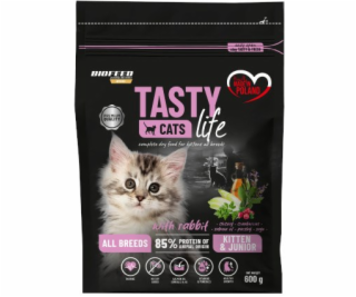 BIOFEED Tasty Cats Life Kitten Junior Rabbit - suché krmi...