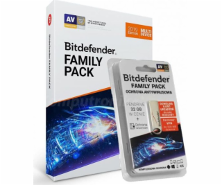 Bitdefender Rodinný balíček Bitdefender pro 15 zařízení n...