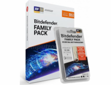 Bitdefender Rodinný balíček Bitdefender pro 15 zařízení na 12 měsíců (BDFP-NP-1Y-NL)