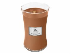 Svíčka oválná váza WoodWick, Santal a myrha, 609.5 g