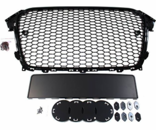 MTuning_F GRILL AUDI A4 B8 RS-STYLE BRIGHT BLACK (12-15) PDC