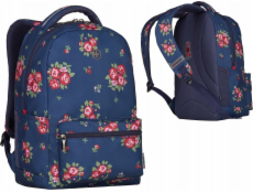 Batoh Wenger Wenger Colleague 16 Floral Print, tmavě modrá