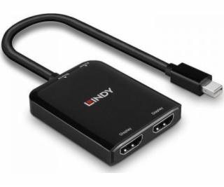 Lindy AV adaptér Převodník Mini DisplayPort na 2xHDMI LIN...