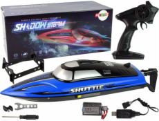 LeanToys Motorboat R/C 2.4G Blue 20-25 km/h