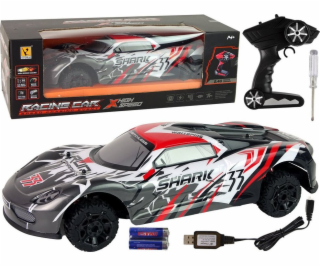 Sportovní auto LeanToys R/C 1:8 šedobílé