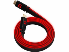 TRITON kabel s plovoucí rukojetí FG-HDMILED-300-RED Kabel HDMI 3 m HDMI Typ A (standardní) Černá