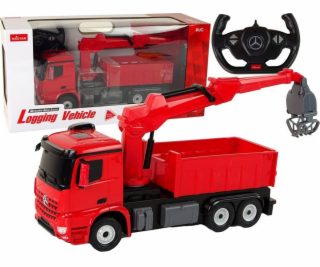 Mercedes Grapple Truck Mercedes Rastar Red