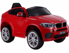  sportovní auto na baterie BMW X6 červená kůže, EVA