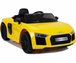 Lean Cars Bateriový vůz Audi R8 Spyder Žlutý lak