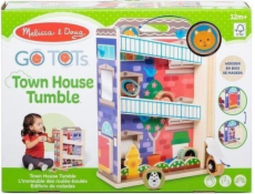 Melissa & Doug PROMO MELISSA Nájemní dům s dřevěnou skluzavkou GO Tots 30741