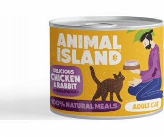 ANIMAL ISLAND Chicken and rabbit - wet cat food - 200g