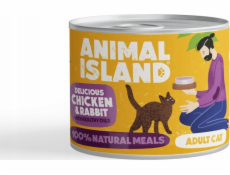 ANIMAL ISLAND Chicken and rabbit - wet cat food - 200g