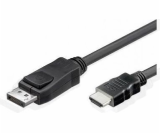 Techly DisplayPort - HDMI kabel 1m černý (ICOC-DSP-H-010)