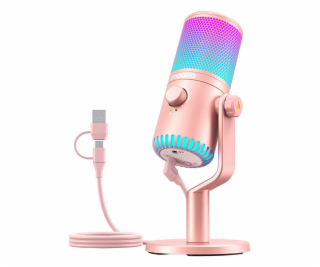 Maono DM30RGB Microphone Pink