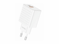 Foneng EU42 USB-C+USB-A 20W power charger + USB-C - USB-C cable (white)