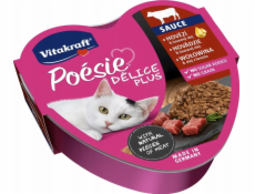 VITAKRAFT POESIE DELICE PLUS Hovězí - mokré krmivo pro kočky - 85g