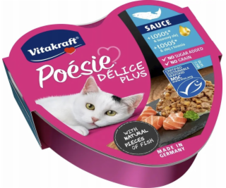 VITAKRAFT Poesie delice PLUS łosoś - Przysmak dla kota - 85g