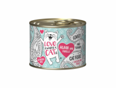 LOVE IS WHERE A CAT IS® Chicken with trout  - mokré krmivo pro kočky - 200g