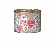 LOVE IS WHERE A CAT IS®  Turkey with guinea fowl - mokré krmivo pro kočky - 200g