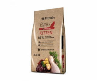 FITMIN Purity Kitten suché krmivo pro kočky Kotě 1,5 kg