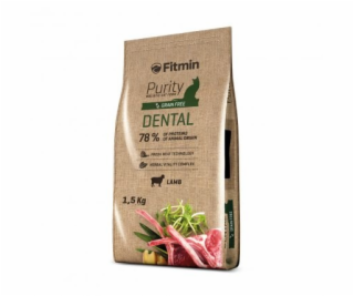 FITMIN Purity Dental suché krmivo pro kočky 1,5 kg Adult