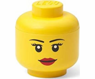  LEGO Storage Head  Girl , mini, Aufbewahrungsbox 