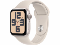 Chytré hodinky Apple Watch SE 2023 GPS 40mm Starlight Alu Sport M/L béžová (MR9V3QI/A)