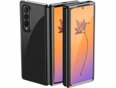 Hurtel Plating Case pro Samsung Galaxy Z Fold 4, kryt s kovovým rámečkem, černý