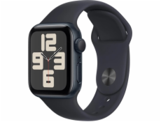 Apple Watch SE 2023 GPS + mobilní 40mm půlnoční Alu Sport S/M chytré hodinky Navy Blue (mrg73qc/a)