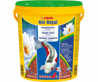 Sera Koi Royal Large 21 l, granule - základní krmivo pro Koi