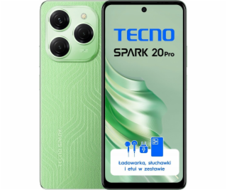 Smartphone Tecno Spark 20 Pro 8/256GB zelený (KJ6_256+12_...