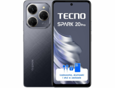 Smartphone Tecno Spark Spark 20 Pro 12/256GB Black (4894947014185)