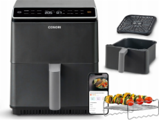 Fritéza Cosori Cosori CAF-P681S-KEUR Dual Blaze WiFi, tmavě šedá