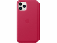 Kožené pouzdro Apple Folio Case pro iPhone 11 Pro Raspberry -MY1K2ZM/A