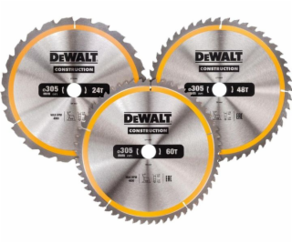 Sada kotoučových pil Dewalt 3 kusy 305mm (DT1964-QZ)