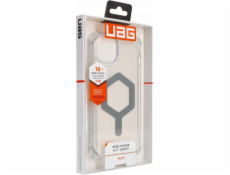 UAG  Plyo MagSafe Case pro iPhone 15 Plus - průhledný a stříbrný