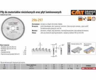 CMT 296.160.56H HW pily D=160 F=20 Z=56