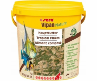 Sera Vipan Nature Large Flakes 10 l, velké vločky - prémi...