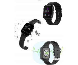 Vega Smartwatch SPORTOVNÍ HODINKY CHYTRÉ HODINKY ČERNÉ SE...