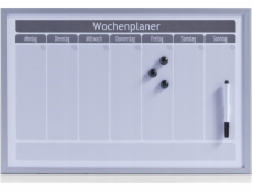 Zeller Magnetická tabule WOCHENPLANER + 3 magnety, 60x40 cm, ZELLER