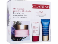 Clarins  SET (MULTIAKTIVNÍ DENNÍ KRÉM 50ML + MULTIAKTIVNÍ NOČNÍ KRÉM NORMAL COM SKIN 15ML + BEAUTY FLASH BALM 15ML)