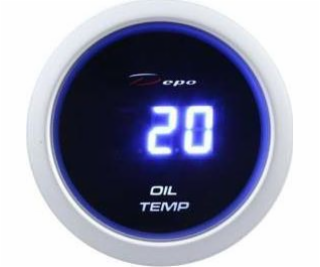 DRacing CLOCK DEPO DBL 52mm - OIL TEMP