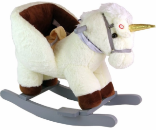 LeanToys Houpací kůň Rocker White Unicorn