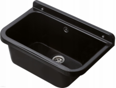 Umyvadlo Hydroland SINK.50 UŽITEČNÁ PROSTOR ČERNÝ POLYPR. 50 x 34