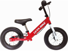 LeanToys CROWN Balance Bike Červená nafukovací kola