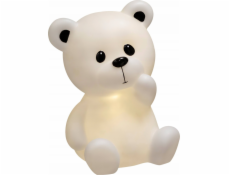 Noční lampa Atmosphera BEAR, bílá, 30 cm