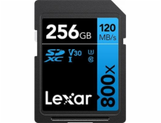 Karta Lexar 800X Pro SDXC 256 GB Class 10 UHS-I/U3 V30 (LSD0800P256G-BNNNG)