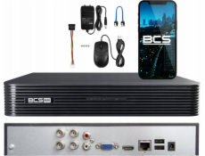 BCS rekordér AHD, HD-CVI, HD-TVI, CVBS, TCP/IP BCS-B-XVR0401(2.0) 4 KANÁLY BCS ZÁKLADNÍ