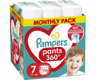 Pampers Pants 7 plen, 17+ kg, 114 ks.