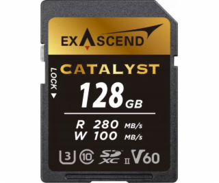 Karta ExAscend Catalyst SDXC 128GB Class 10 UHS-II/U3 V60...